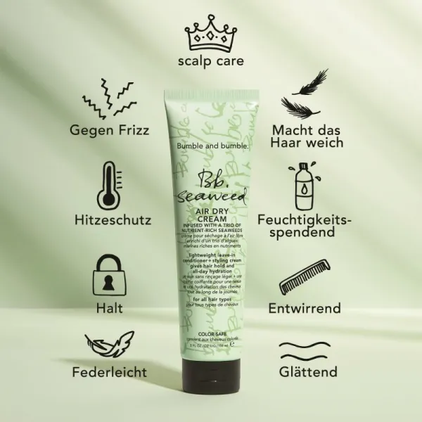 Bumble and bumble Seaweed Air Dry Leave-In stylingový krém s extraktmi z morských rias s extraktmi z morských rias 150 ml