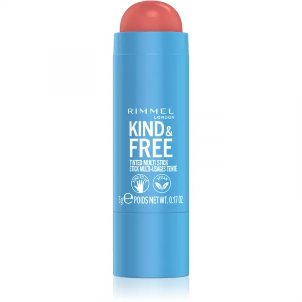 Rimmel Kind & Free multifunkčné líčidlo na oči, pery a tvár odtieň 001 Caramel Dusk 5 g