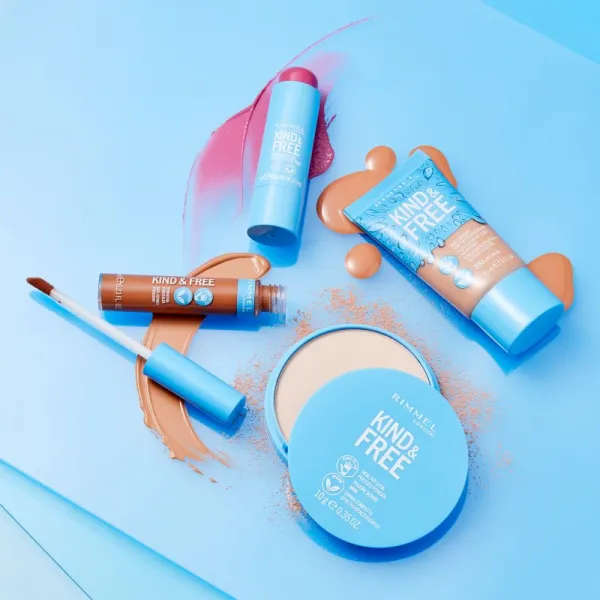 Rimmel Kind & Free multifunkčné líčidlo na oči, pery a tvár odtieň 001 Caramel Dusk 5 g