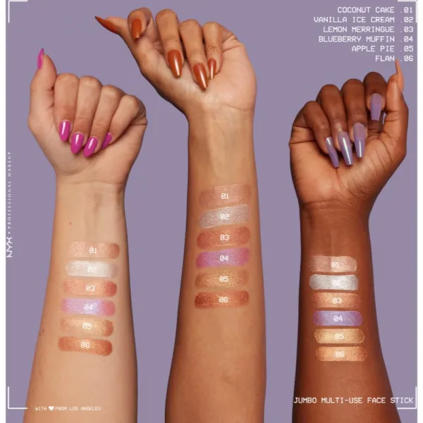 NYX Professional Makeup Jumbo Multi-Use Highlighter Stick krémový rozjasňovač v ceruzke odtieň 05 Apple Pie 2,7 g