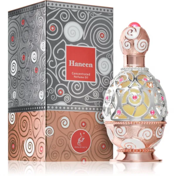 Khadlaj Haneen Rosegold parfémovaný olej pre ženy 20 ml