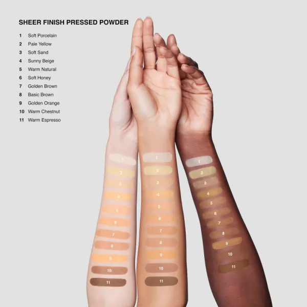 Bobbi Brown Sheer Finish Pressed Powder jemný kompaktný púder odtieň Soft Sand 9 g