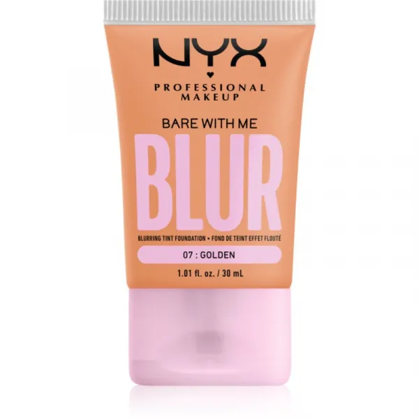 NYX Professional Makeup Bare With Me Blur Tint hydratačný make-up odtieň 07 Golden 30 ml