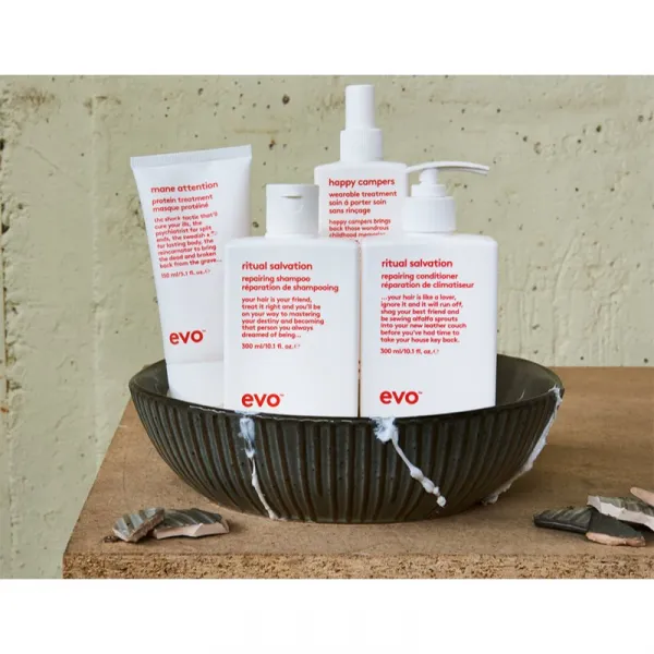 EVO Repair Mane Attention hĺbkovo hydratačná maska pre poškodené a farbené vlasy 150 ml