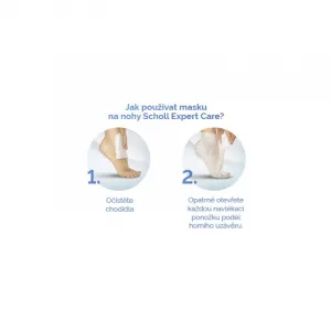 Scholl Pedimask™ Macadamia Oil hĺbkovo vyživujúca maska na nohy 1 ks