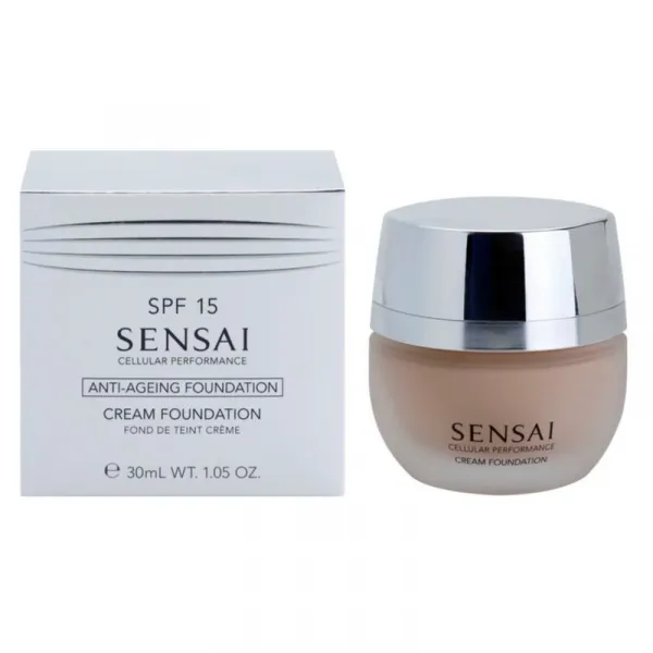Sensai Cellular Performance Cream Foundation krémový make-up SPF 15 odtieň CF 12 Soft Beige 30 ml