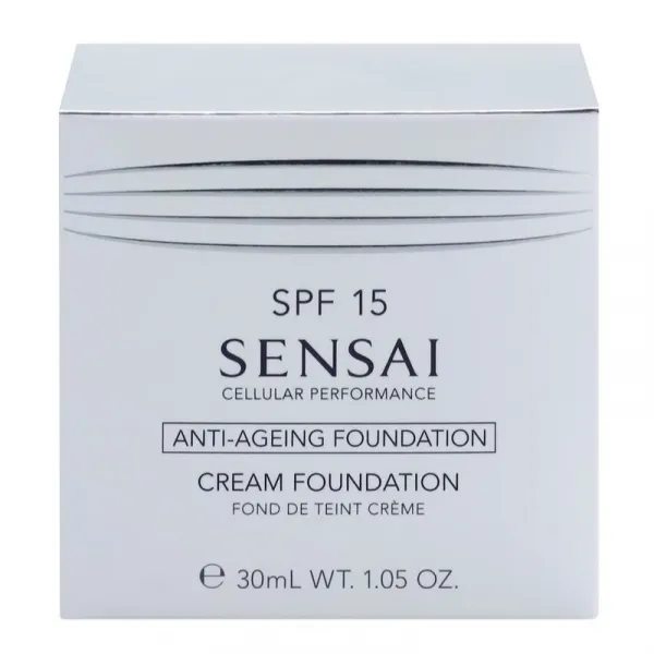 Sensai Cellular Performance Cream Foundation krémový make-up SPF 15 odtieň CF 12 Soft Beige 30 ml