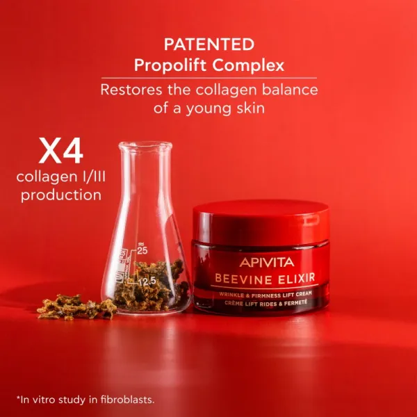 Apivita Beevine Elixir Cream Light liftingový spevňujúci krém proti vráskam 50 ml