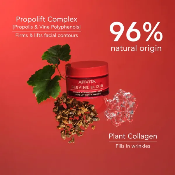 Apivita Beevine Elixir Cream Light liftingový spevňujúci krém proti vráskam 50 ml