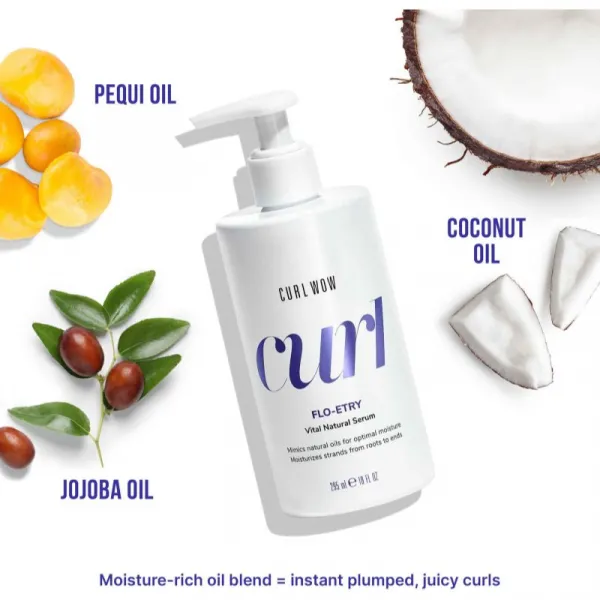 Color WOW Curl Flo-Entry regeneračné olejové sérum pre vlnité a kučeravé vlasy 295 ml