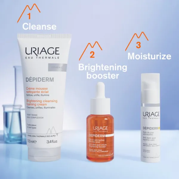 Uriage Dépiderm Anti-dark Spot Daytime Care ochranný denný krém k prevencii pigmentových škvŕn SPF 50+ 30 ml