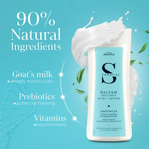 Joanna Sensual výživné telové mlieko Goat Milk & Prebiotics 200 g