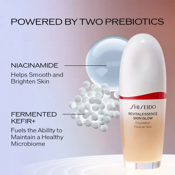 Shiseido Revitalessence Skin Glow Foundation ľahký make-up s rozjasňujúcim účinkom SPF 30 odtieň Cedar 30 ml