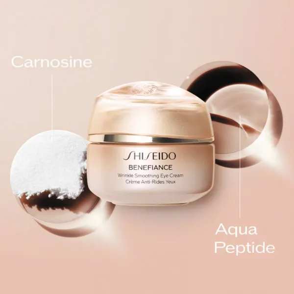 Shiseido Benefiance Wrinkle Smoothing Eye Cream výživný očný krém pre redukciu vrások 15 ml