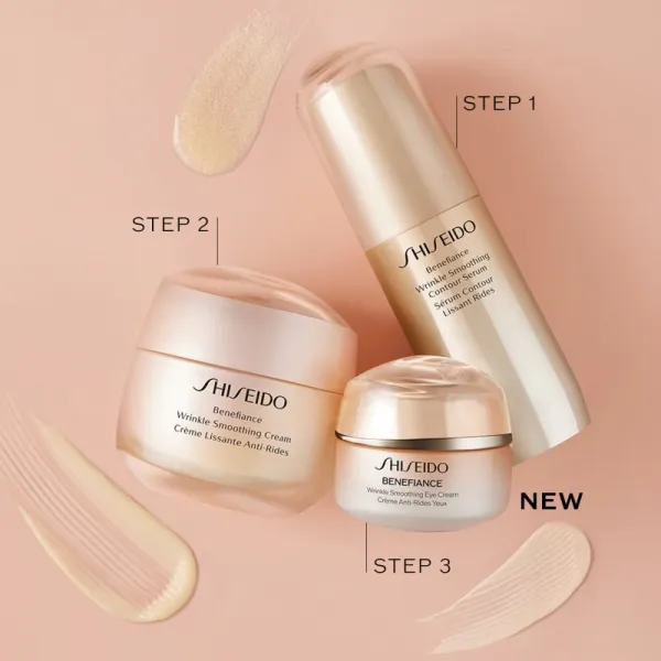 Shiseido Benefiance Wrinkle Smoothing Eye Cream výživný očný krém pre redukciu vrások 15 ml