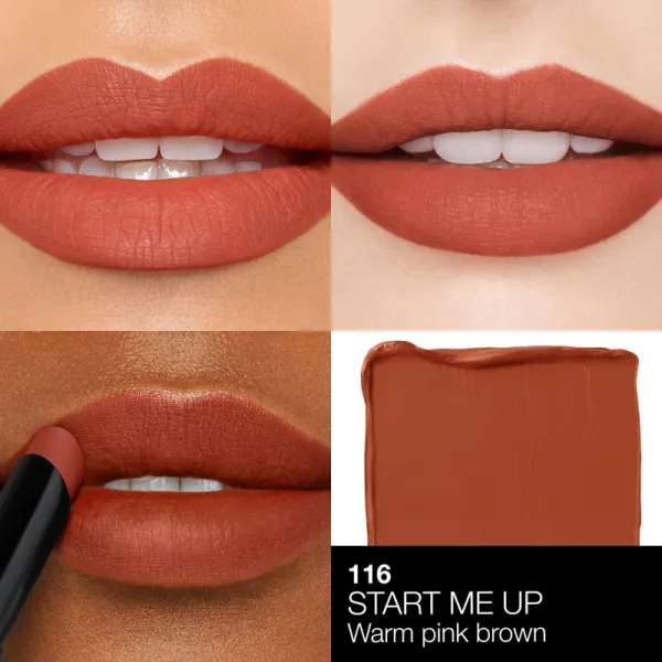NARS Powermatte Lipstick dlhotrvajúci rúž s matným efektom odtieň START ME UP 1,5 g