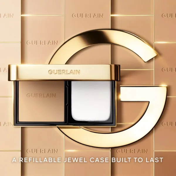 GUERLAIN Parure Gold Skin Control kompaktný zmatňujúci make-up odtieň 3N Neutral 8,7 g