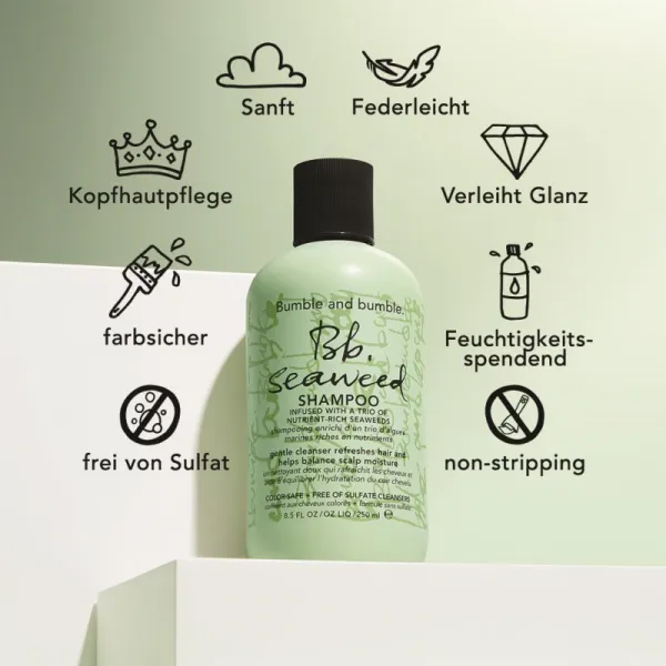 Bumble and bumble Seaweed Shampoo šampón pre vlnité vlasy s výťažkami z morských rias 250 ml