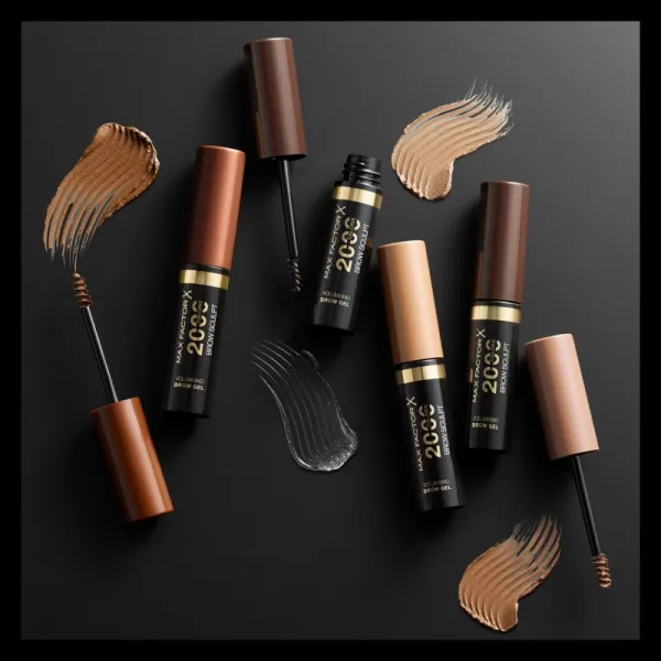 Max Factor 2000 Calorie Brow Sculpt gél na obočie odtieň 002 Soft Brown 4,5 ml
