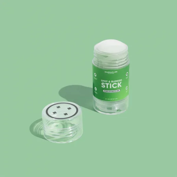 breakout + aid Spot & Blemish Stick kaolínová pleťová maska pre problematickú pleť 40 g