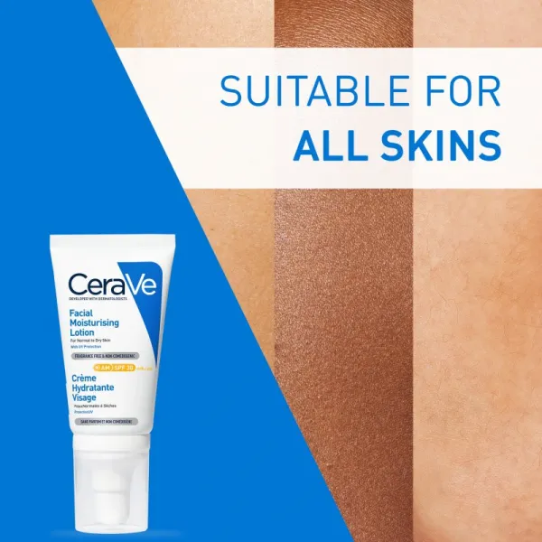 CeraVe Moisturizers hydratačný krém na tvár pre normálnu až suchú pleť SPF 30 52 ml