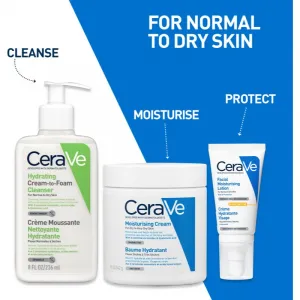 CeraVe Moisturizers hydratačný krém na tvár pre normálnu až suchú pleť SPF 30 52 ml
