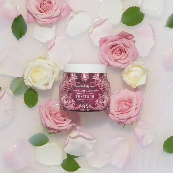 Rudy - Le Maioliche Positano Rosa Damascena hydratačný krém na telo 450 ml