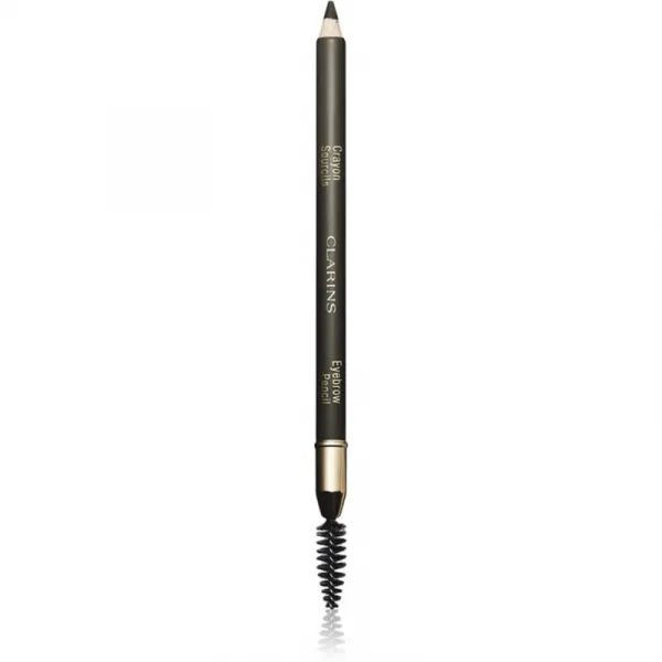 Clarins Eyebrow Crayon Sourcils ceruzka na obočie s kefkou odtieň 01 - Dark Brown 1.1 g