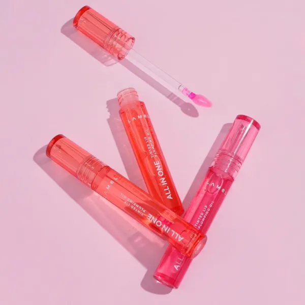 LAMEL All in One Lip Tinted Plumping Oil tónovací olej na pery pre zväčšenie objemu № 403 Watermelon 3 ml