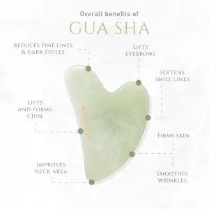 KORIKA Tools Face Roller & Gua Sha masážny valček na tvár a masážna pomôcka Jade Green
