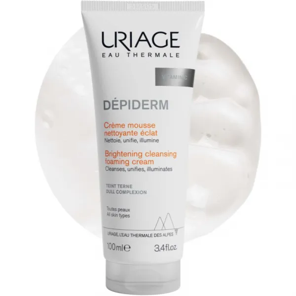 Uriage Dépiderm Brightening Cleansing Foam čistiaci penivý krém 100 ml