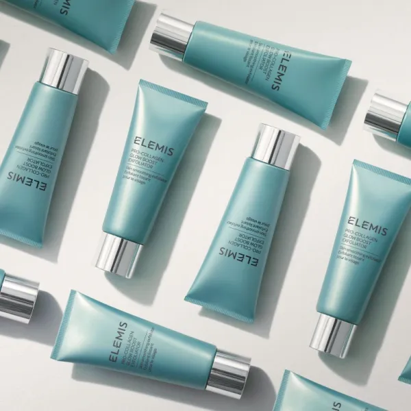 Elemis Pro-Collagen Glow Boost Exfoliator čistiaci peeling pre rozjasnenie a vyhladenie pleti 100 ml