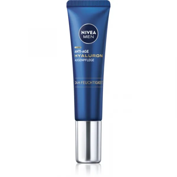 Nivea Men Hyaluron očný krém proti opuchom a vráskam pre mužov 15 ml
