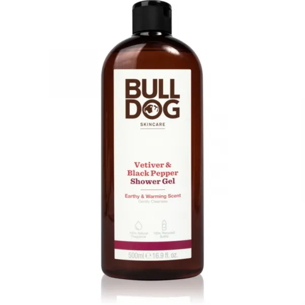Bulldog Vetiver and Black Pepper sprchový gél pre mužov 500 ml