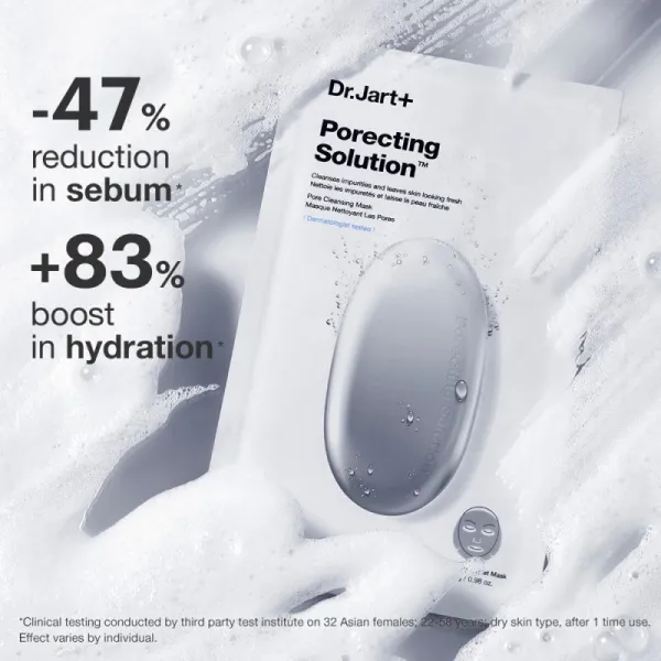 Dr. Jart+ Dermask™ Porecting Solution čistiaca maska s aktívnym uhlím 28 g