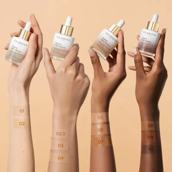 Clarins Tinted Oleo-Serum olejové sérum pre zjednotenie farebného tónu pleti odtieň 01 30 ml