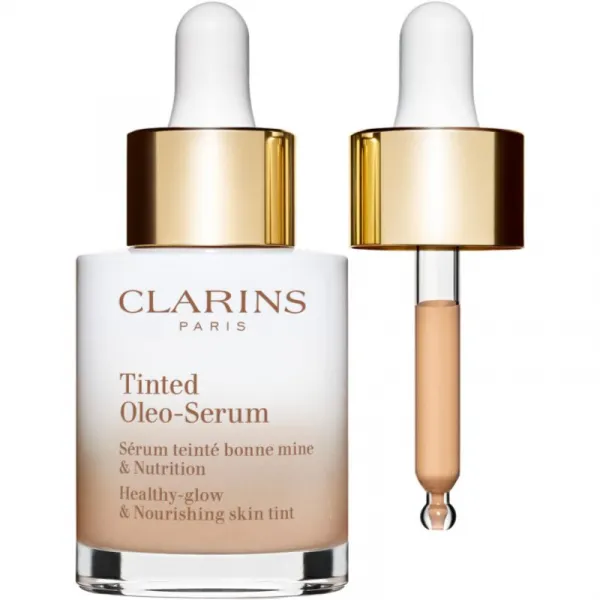 Clarins Tinted Oleo-Serum olejové sérum pre zjednotenie farebného tónu pleti odtieň 02 30 ml