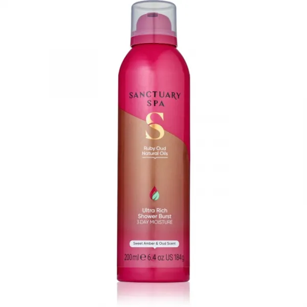 Sanctuary Spa Ruby Oud sprchová pena s vyživujúcim účinkom 200 ml
