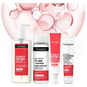 Neutrogena Clear & Defend+ chemický peeling 125 ml