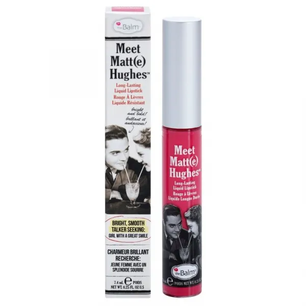 theBalm Meet Matt(e) Hughes Long Lasting Liquid Lipstick dlhotrvajúci tekutý rúž odtieň Chivalrous 7.4 ml
