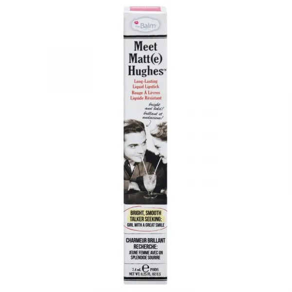 theBalm Meet Matt(e) Hughes Long Lasting Liquid Lipstick dlhotrvajúci tekutý rúž odtieň Chivalrous 7.4 ml