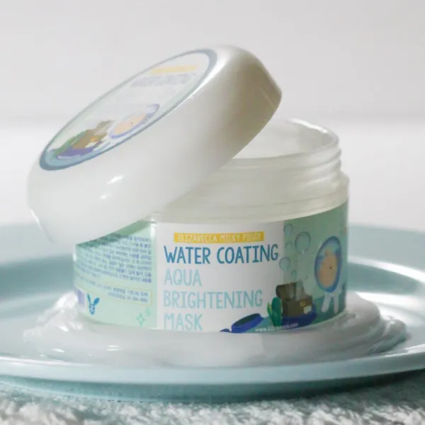 Elizavecca Milky Piggy Water Coating Aqua Brightening Mask kolagenová maska pre rozjasnenie a hydratáciu 100 g