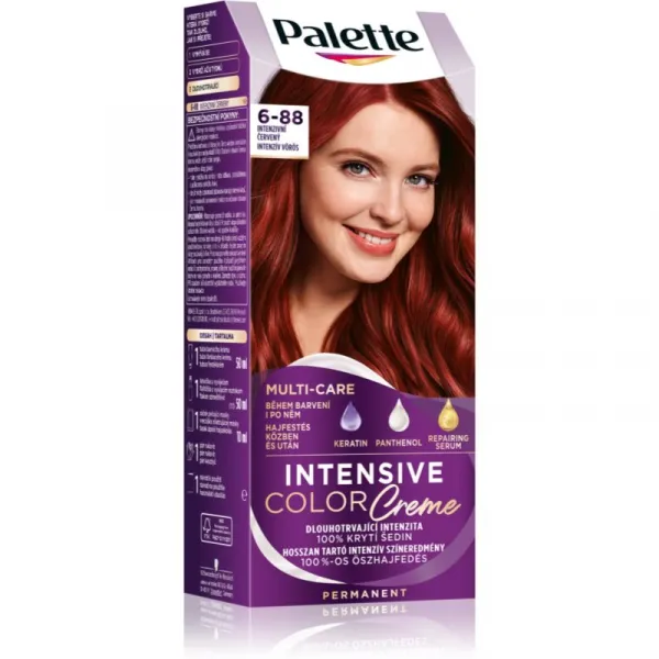 Palette Intensive Color Creme farba na vlasy 688 intenzivny červený