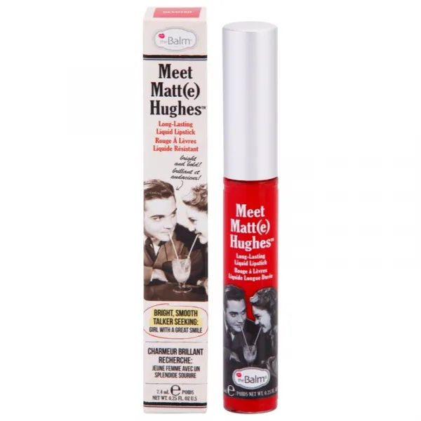 theBalm Meet Matt(e) Hughes Long Lasting Liquid Lipstick dlhotrvajúci tekutý rúž odtieň Devoted 7.4 ml