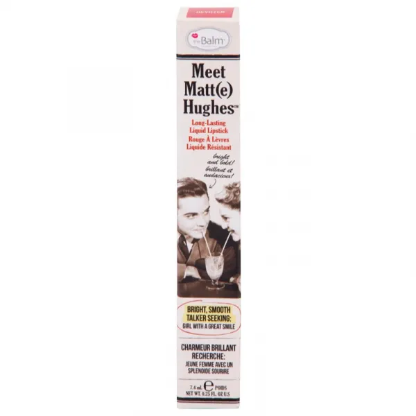 theBalm Meet Matt(e) Hughes Long Lasting Liquid Lipstick dlhotrvajúci tekutý rúž odtieň Devoted 7.4 ml