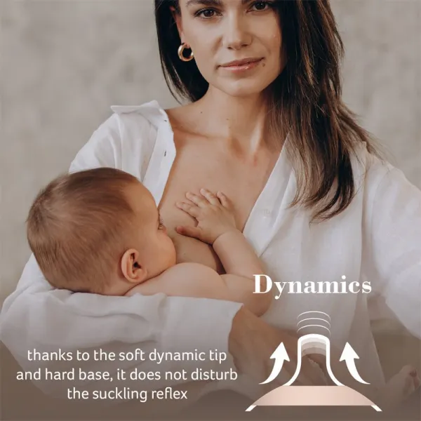 LOVI Cumlík dynamický Mammafeel 6m+ 1ks variabilný