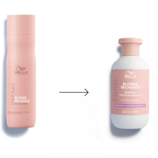 Wella Professionals Invigo Blonde Recharge šampón pre blond vlasy neutralizujúci žlté tóny 300 ml