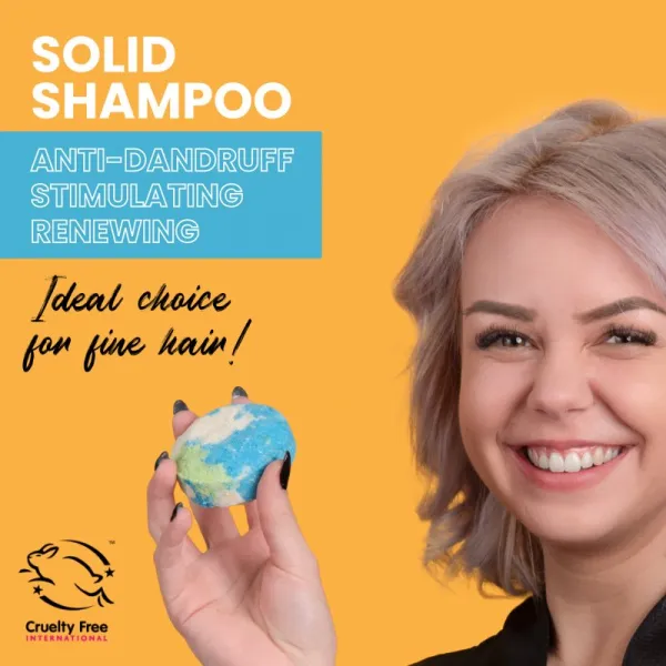 Soaphoria Hair Care Solid Shampoo organický tuhý šampón proti lupinám 80 g