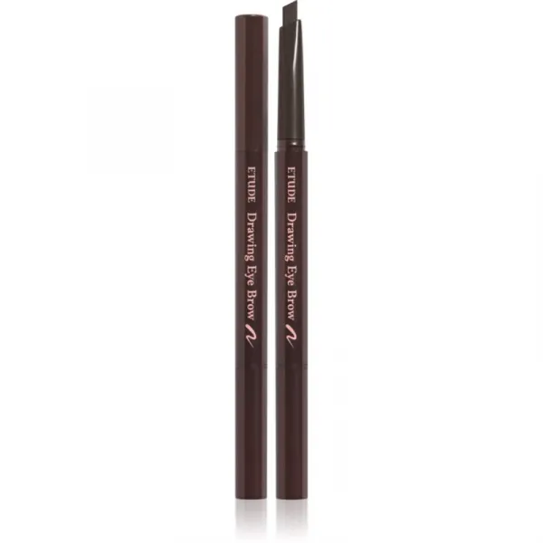 ETUDE Drawing Eye Brow ceruzka na obočie s kefkou odtieň #1 Dark Brown 0,25 g