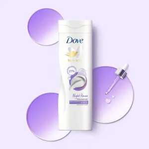 Dove Night Renew telové mlieko 400ml